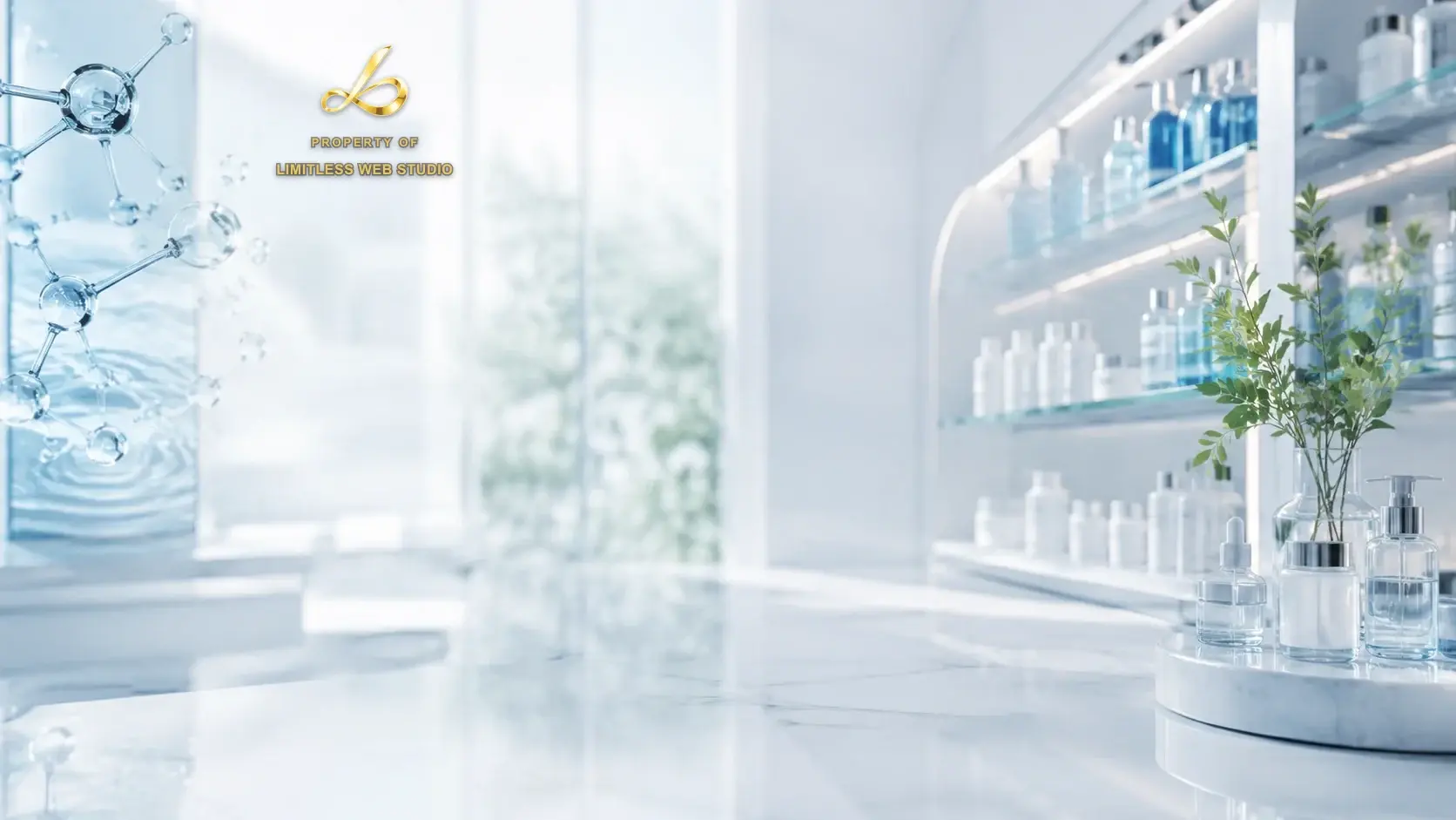 Chemist / pharmacy, example custom website concept