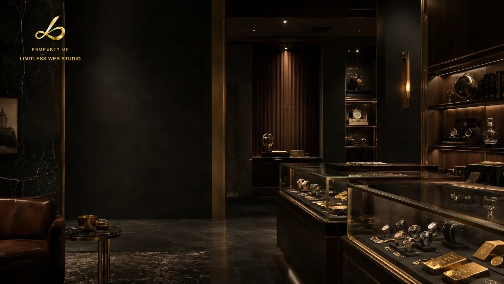 Pawnbroker, example custom website concept