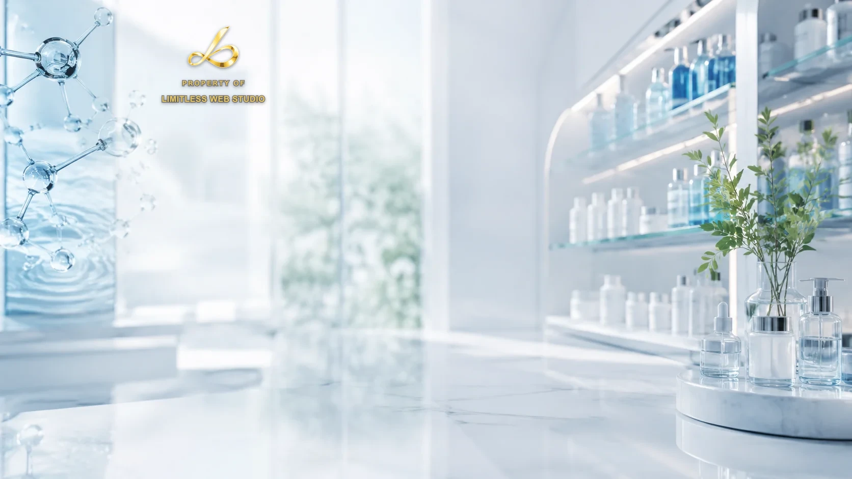 Chemist / pharmacy, example custom website concept
